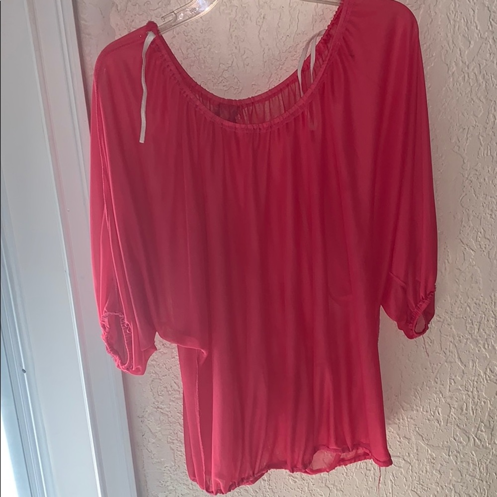 Pink blouse